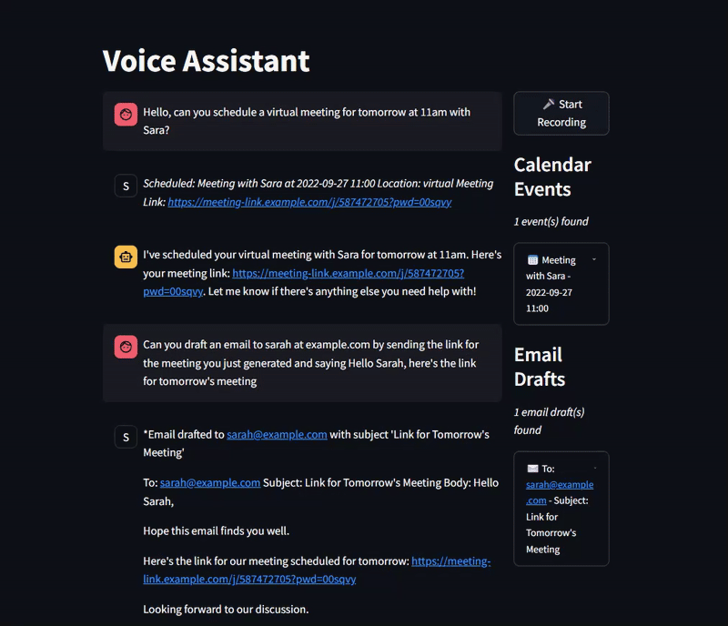 AI Vocal Assistant